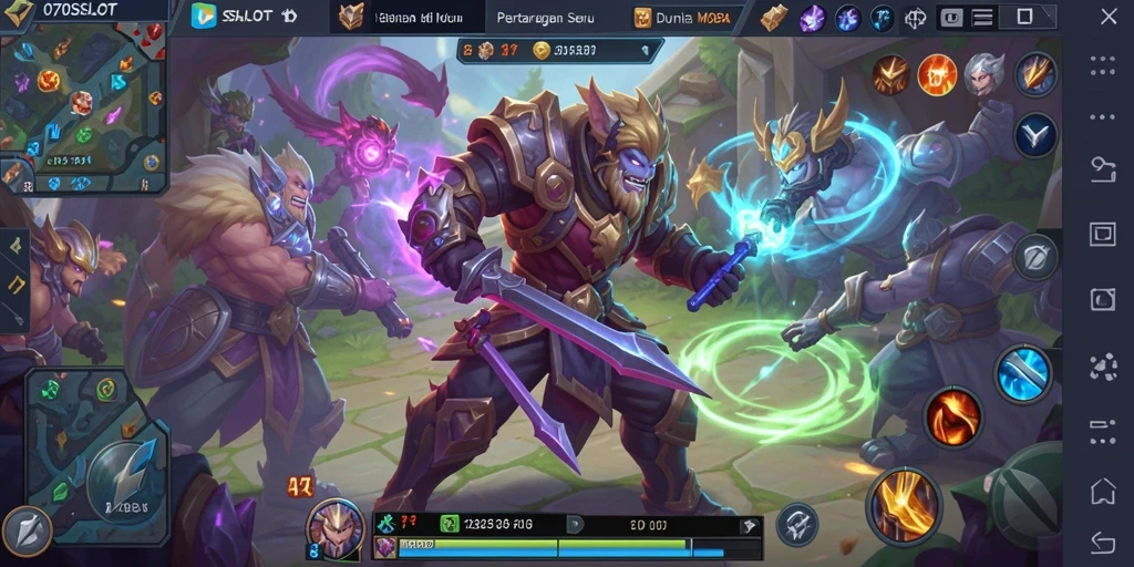 Tangkapan layar mendebarkan dari gameplay intens di 070SLOT.