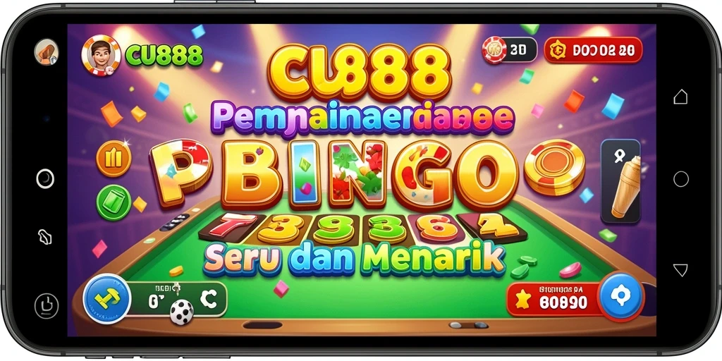 Tampilan gameplay seru dalam permainan Bingo CU888.