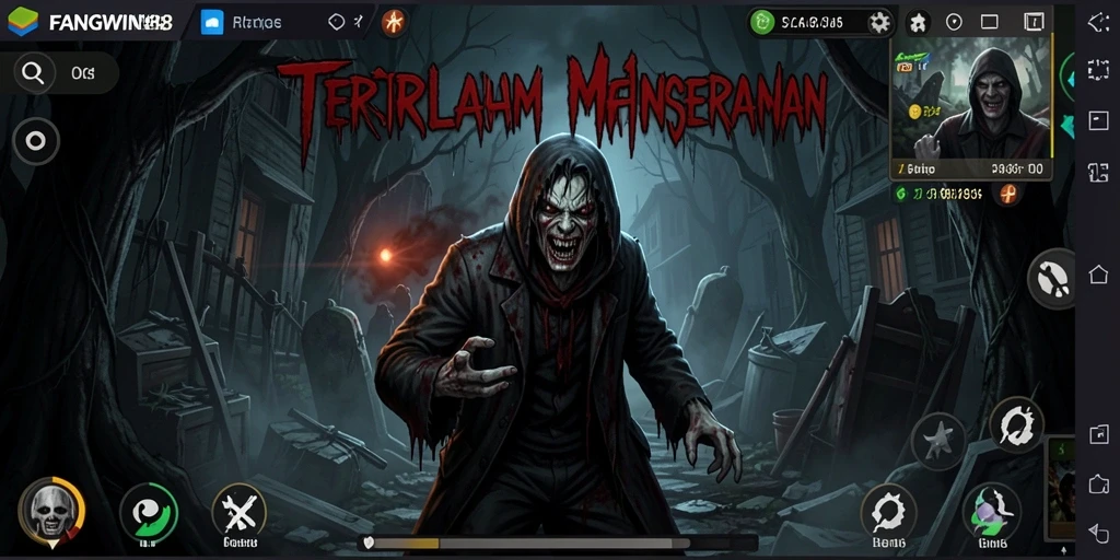 Tangkapan layar menampilkan suasana mencekam di FANGWIN88.