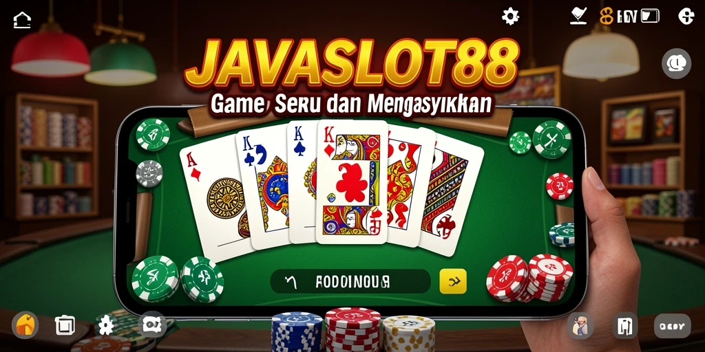 Tampilan menarik dari gameplay Domino JAVASLOT88.