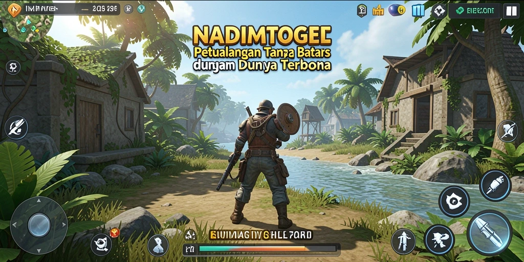 Screenshot NADIMTOGEL menampilkan gameplay Open World yang menakjubkan.