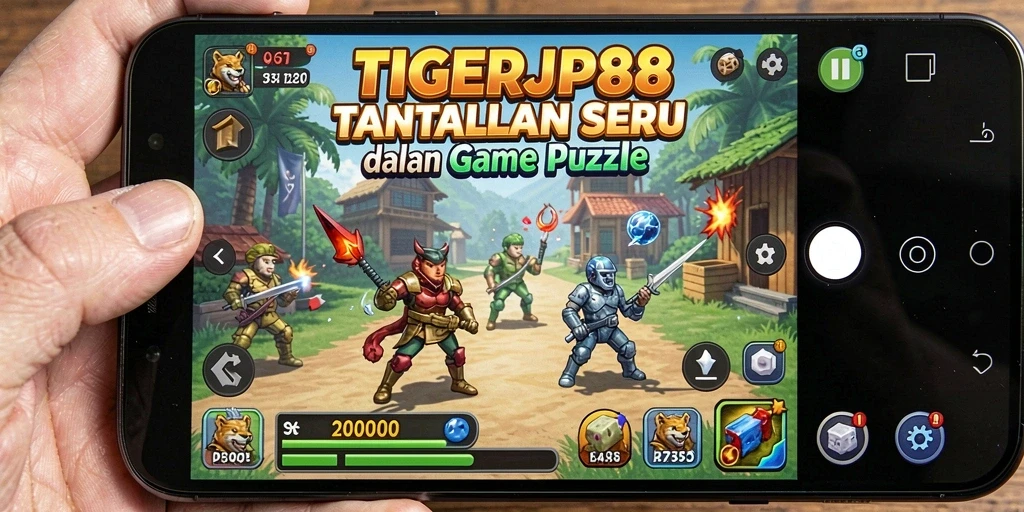 Tampilan gameplay menantang dari TIGERJP88 dengan berbagai puzzle yang menarik.