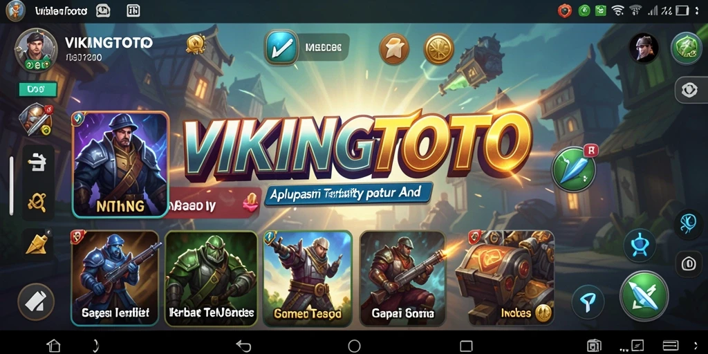 Tampilan antarmuka pengguna intuitif dari VIKINGTOTO.