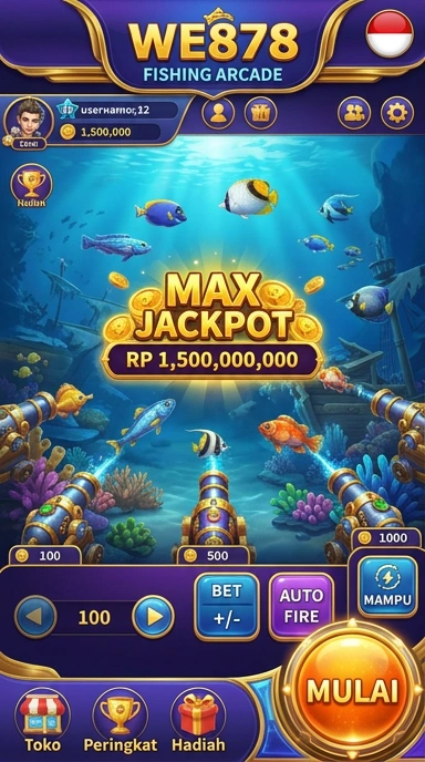 Halaman beranda we878 yang menampilkan berbagai aplikasi terbaru.